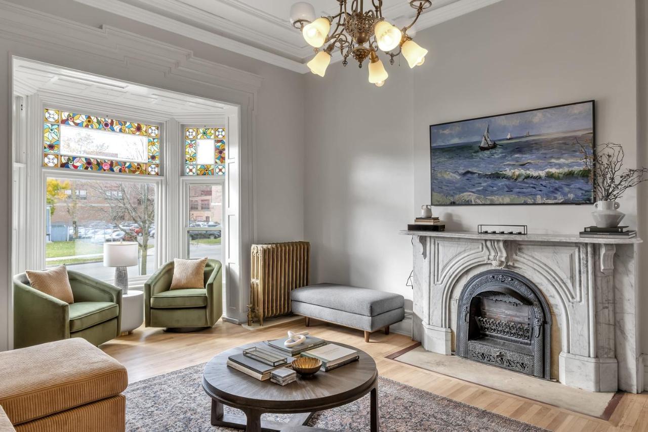 Spacious Second Empire Suite At The Platt Mansion Бъфало Екстериор снимка